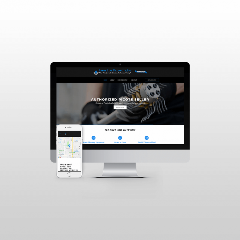 Primeline Products Website Design itsjtaM